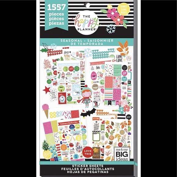 THE HAPPY PLANNER SEASONAL STICKERS - Picture 1 of 2